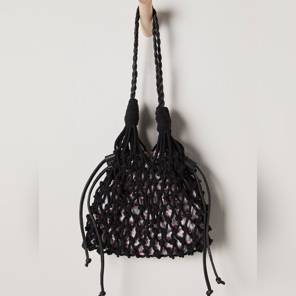 FREE PEOPLE Crochet Daily Shoulder Bag NWT